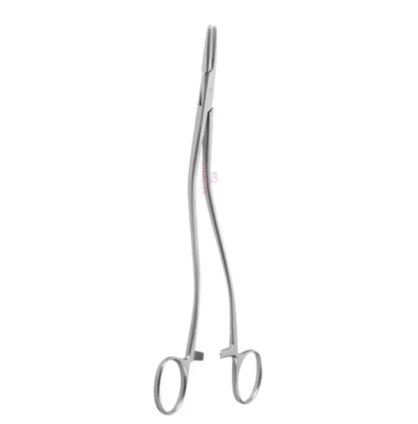 bozemann needle holder – 20 cm | curved jaws | surgical stainless steel