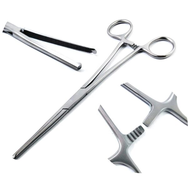 ochsner kocher artery forceps – straight | 22 cm | serrated surgical clamp | stainless steel