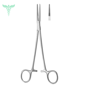 birkett forceps – straight | 19.0 cm | surgical hemostatic clamp for precise tissue grasping