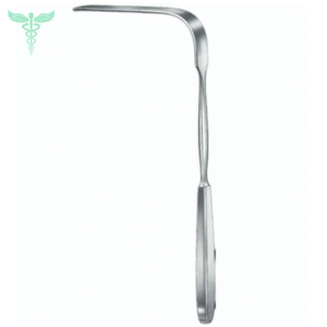 simon retractor curved blunt 115x22 mm | 28.0 cm surgical stainless steel instrument